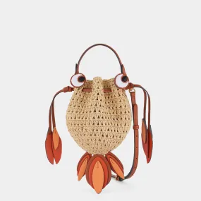 Raffia Goldfish Mini Cross-body