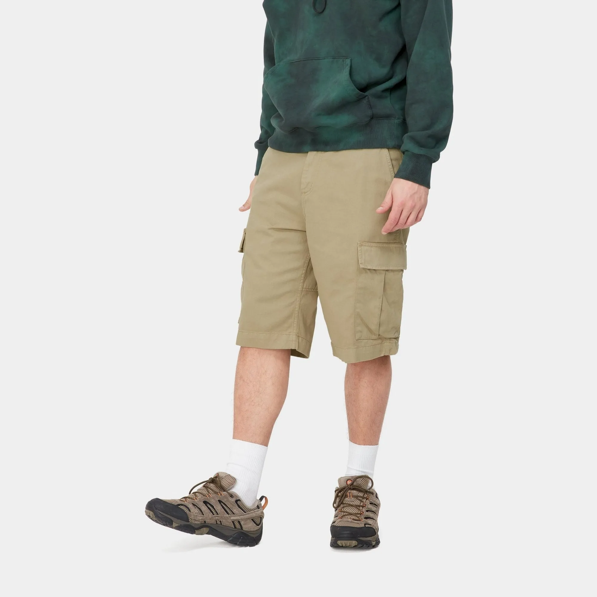 Regular Cargo Short - Garment Dyed | Ammonite