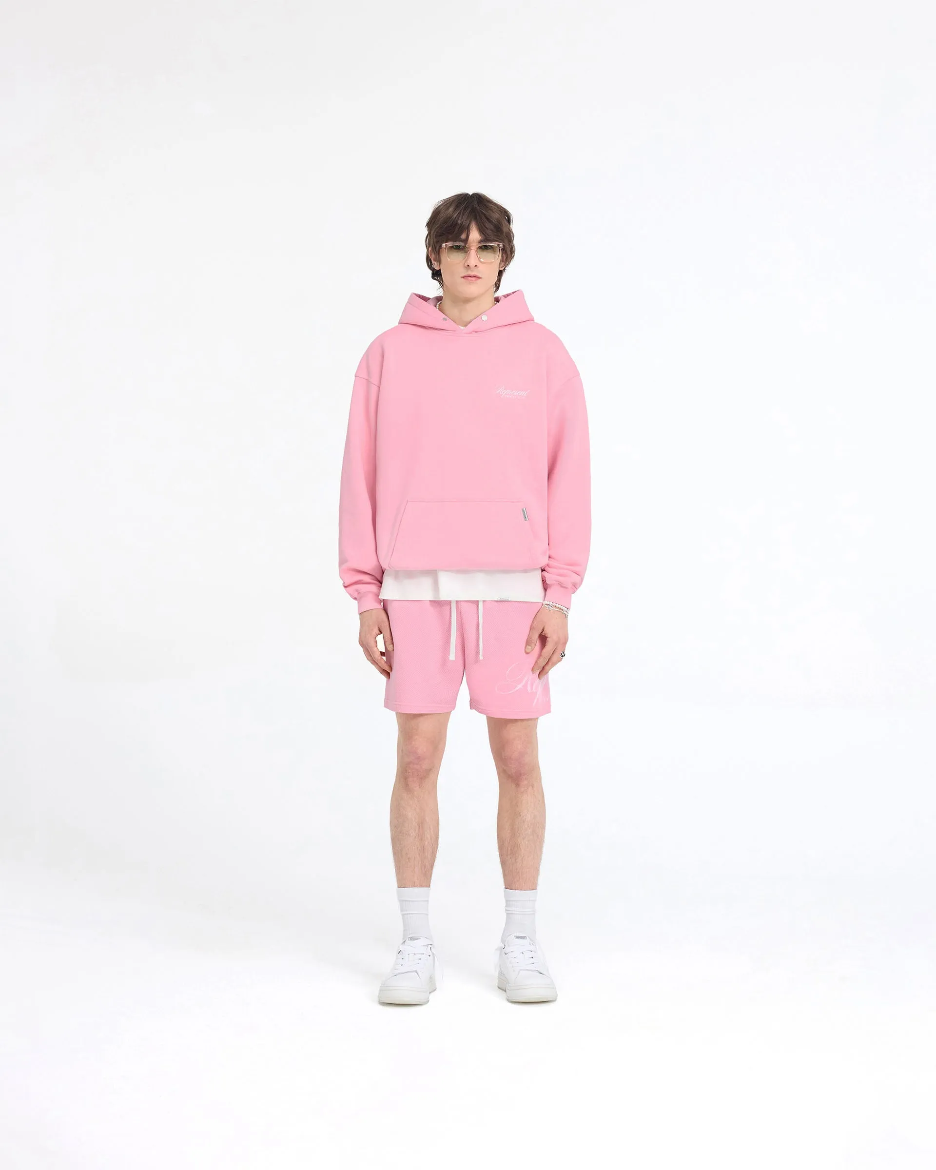 Represent Owners Club Script Hoodie - Pink