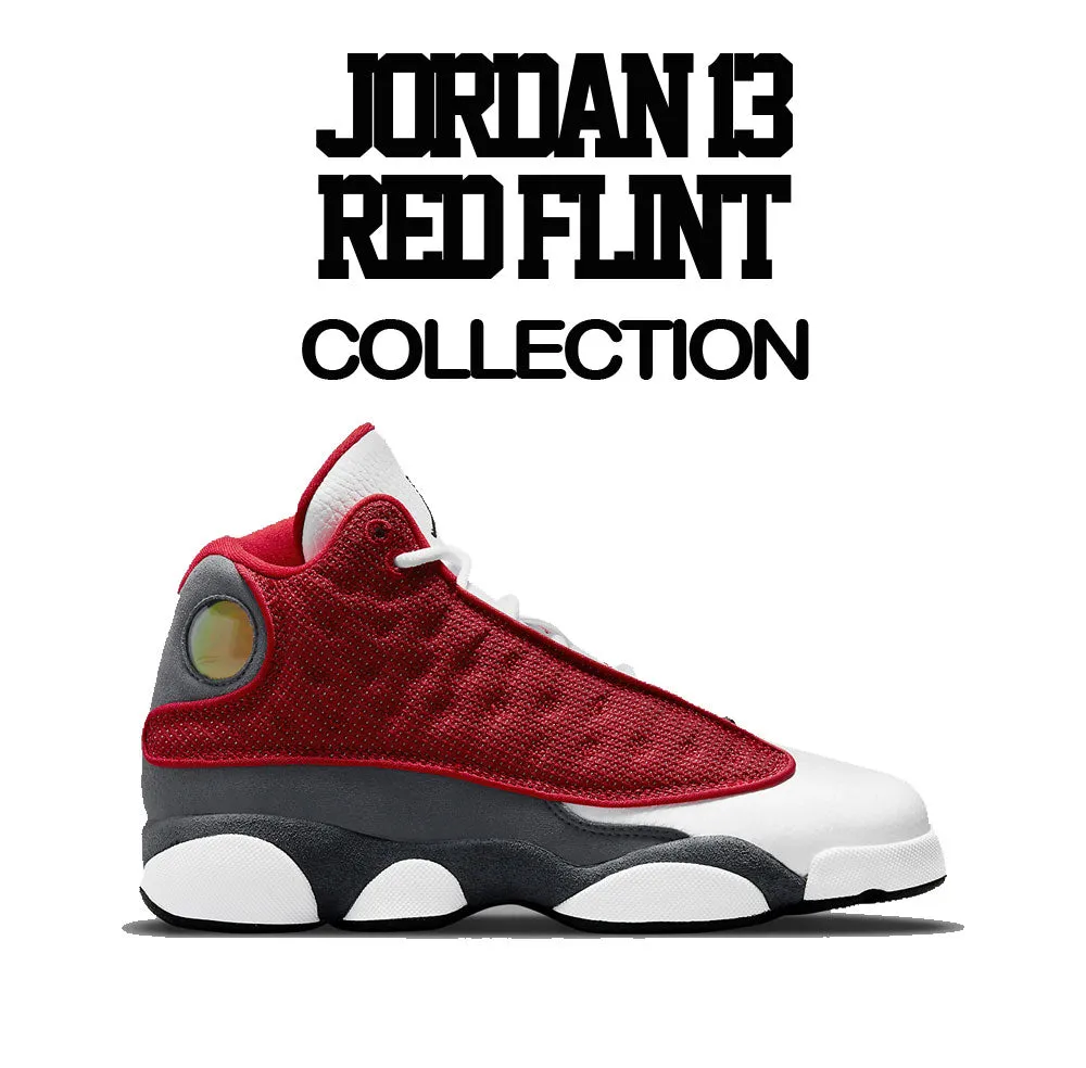 Retro 13 Red Flint Crafted Shirt