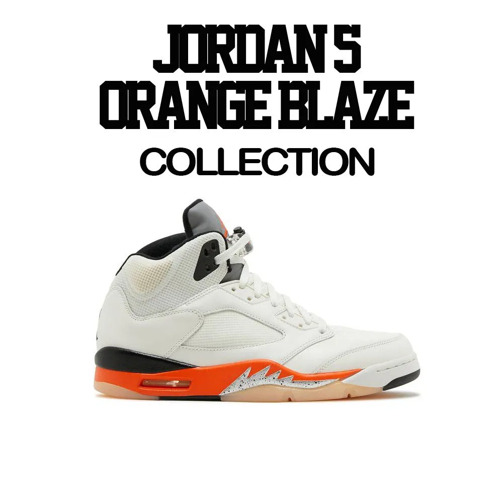 Retro 5 Orange Blaze Sting Shirt