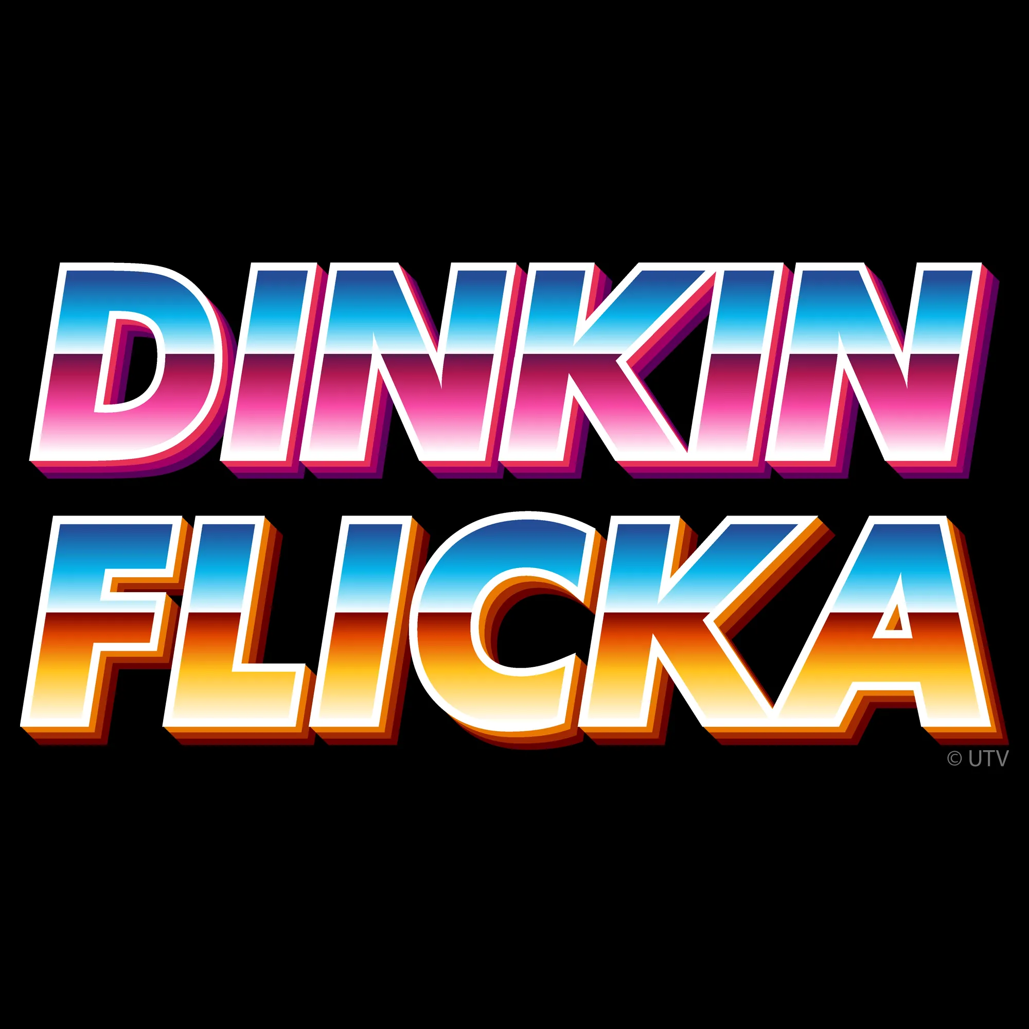 Retro Dinkin Flicka T-Shirt