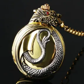 Ruby Dragon Pocket Watch