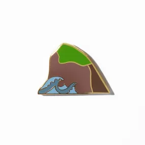 SALE - Sea Rock Enamel Pin