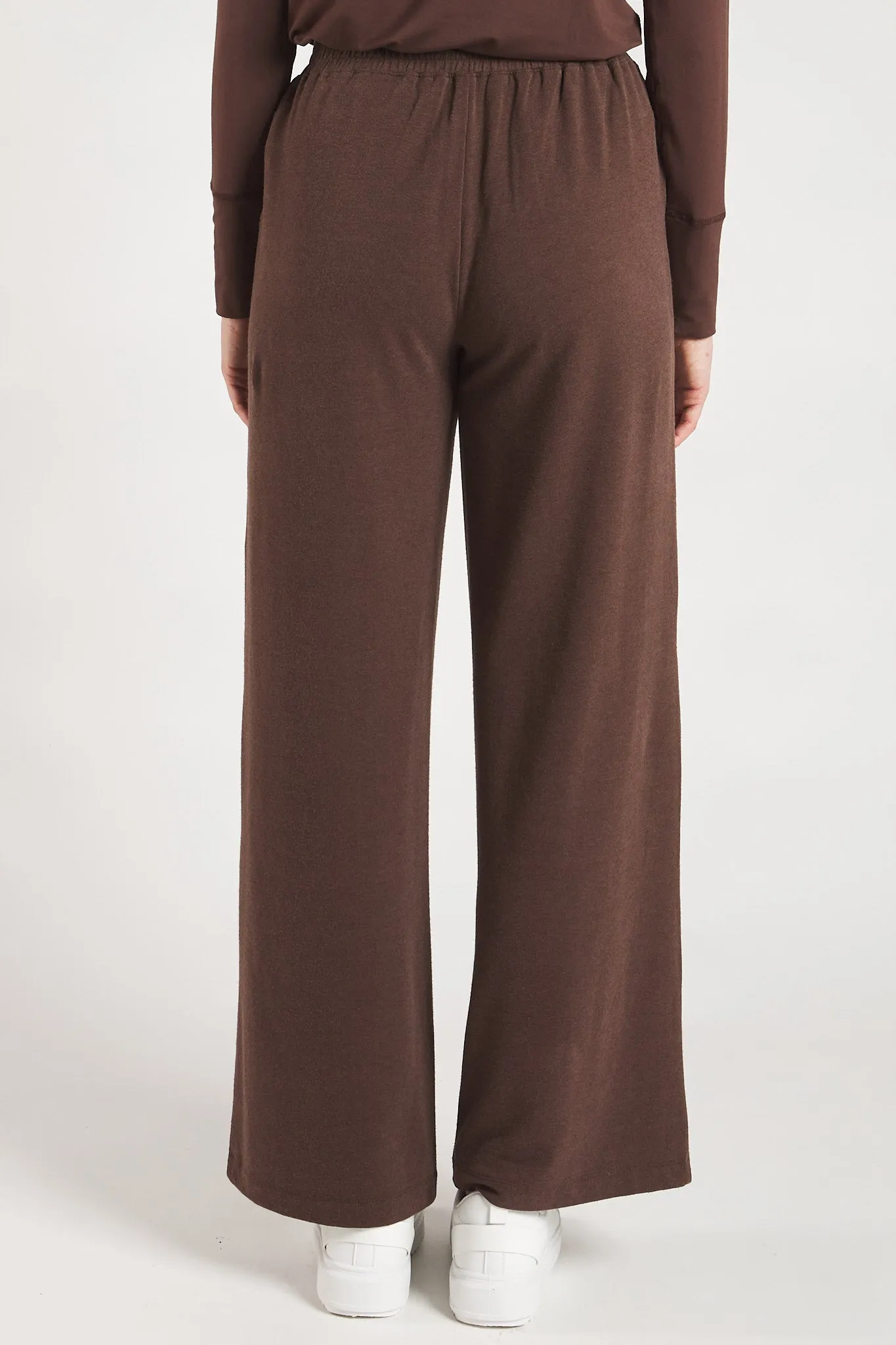 Samira Bamboo Wide Leg Pant - Coffee Bean