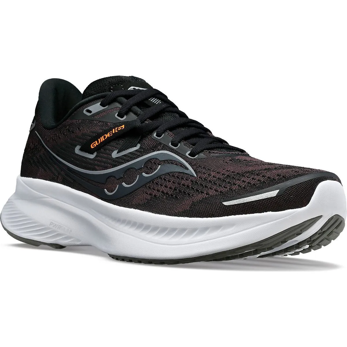 Saucony Guide 16 (Mens) -Black/White