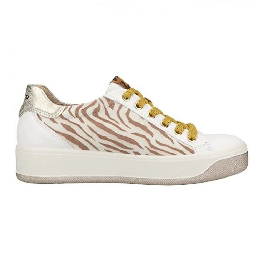 Scarpe da Donna IGI&CO - Art. 7156300- Sneakers BIANCO BEIGE pelle