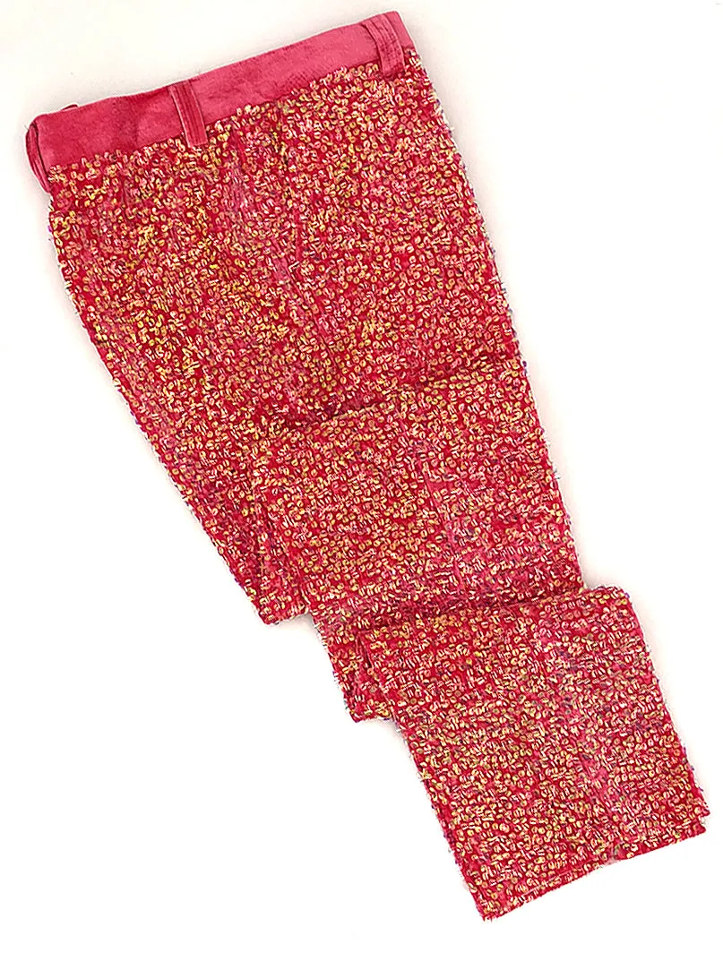 sequin pants for men, pink