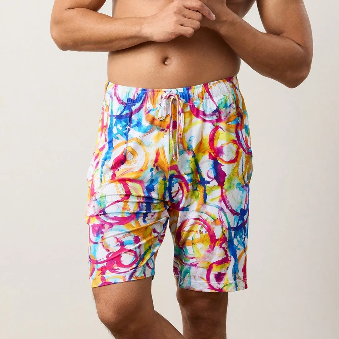 Silktouch TENCEL™ Rainbow Lounge Shorts