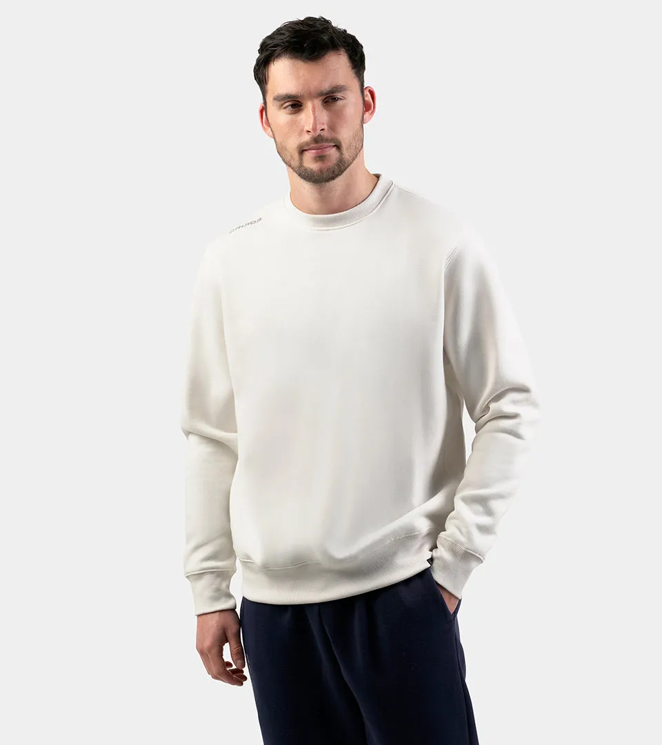 SIMPLE CREW SWEATSHIRT - WHITE