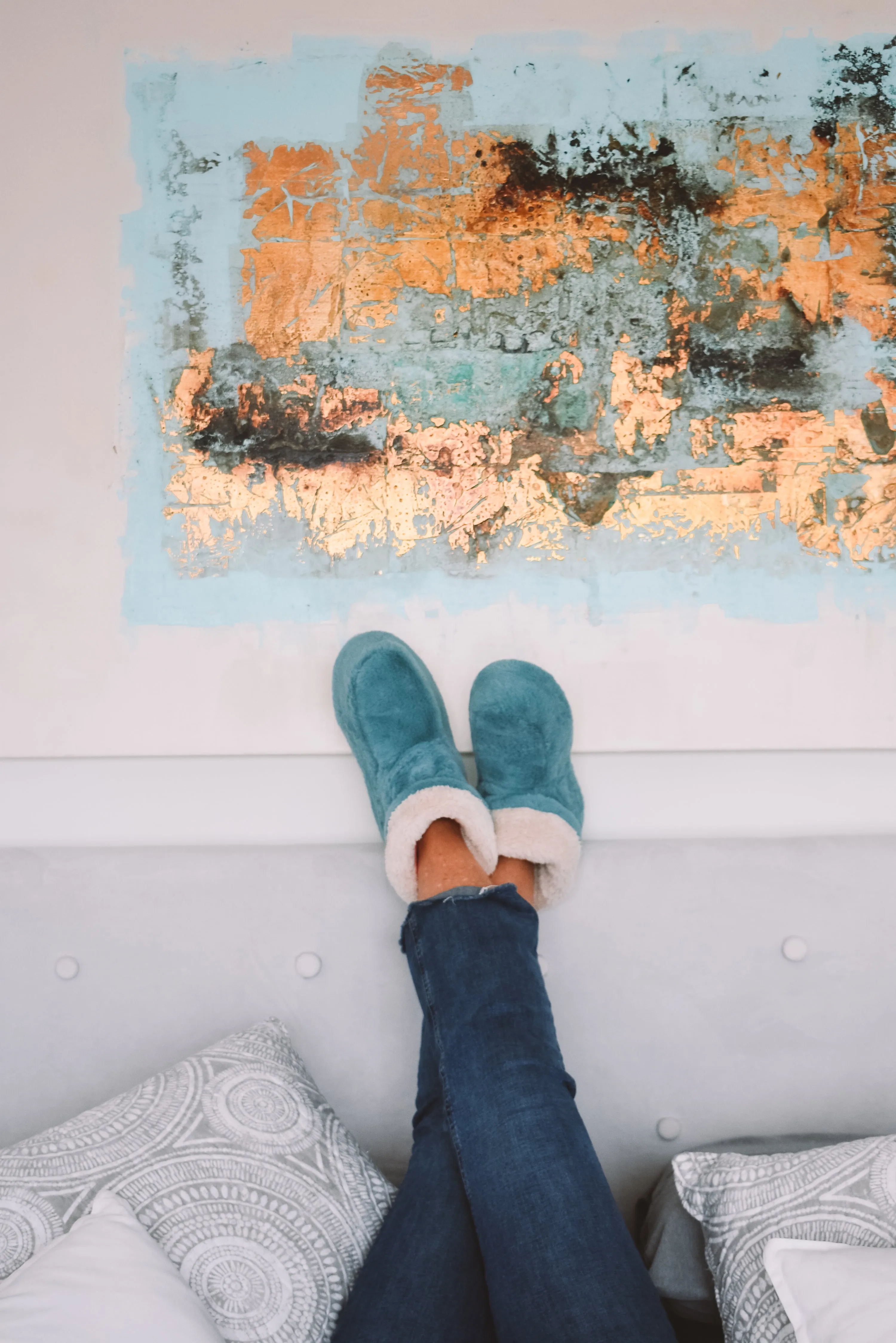 SLIPPER BOTTIES WITH LAVENDER