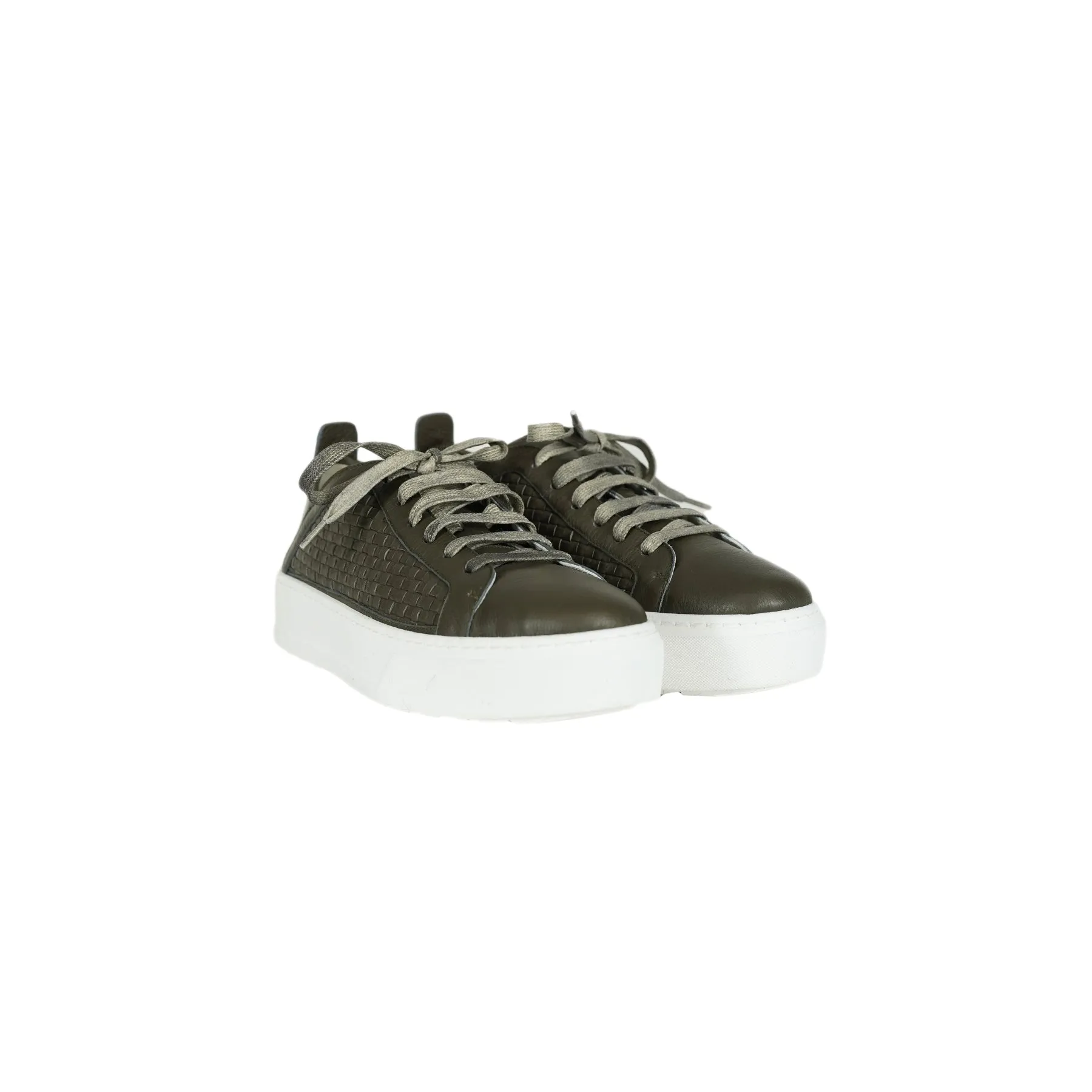 Sneaker Intreccio Soft Military Green