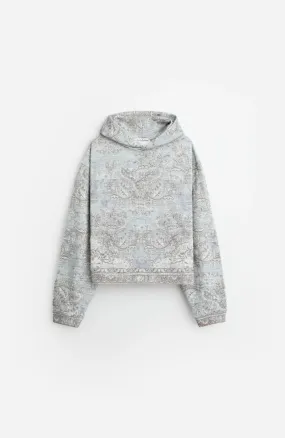 STAMPD Rug Cropped Hoodie