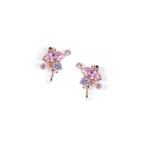 Star Dust Earrings [Pink color]