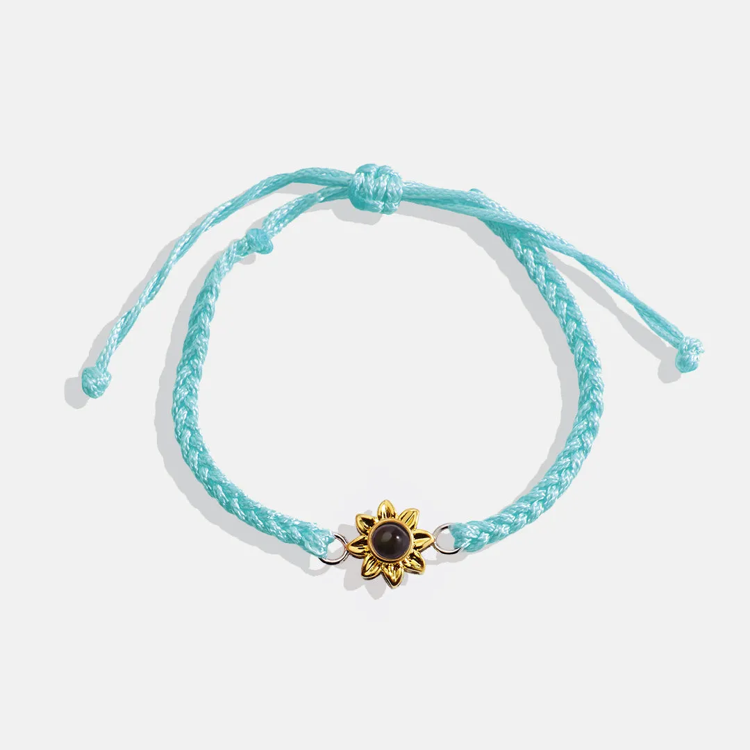 Sunflower Photo Bracelet