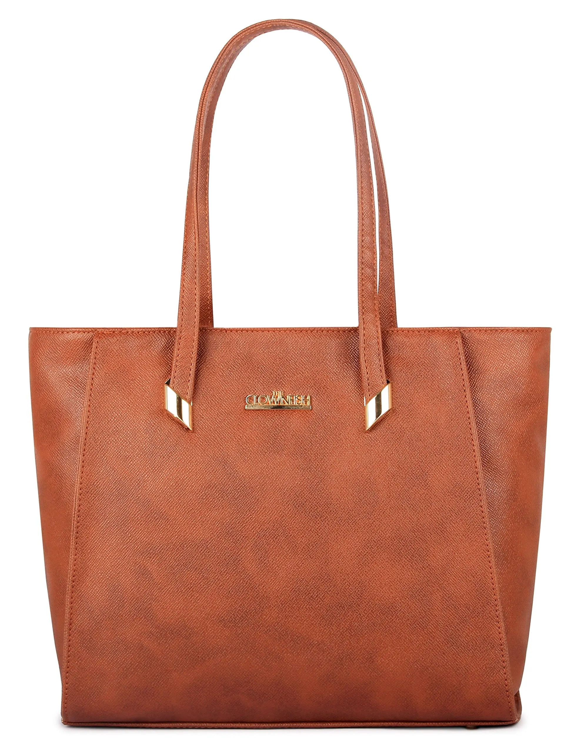 THE CLOWNFISH Belle Series Handbag for Women | Ladies Purse | Handbags | (Sand Brown)