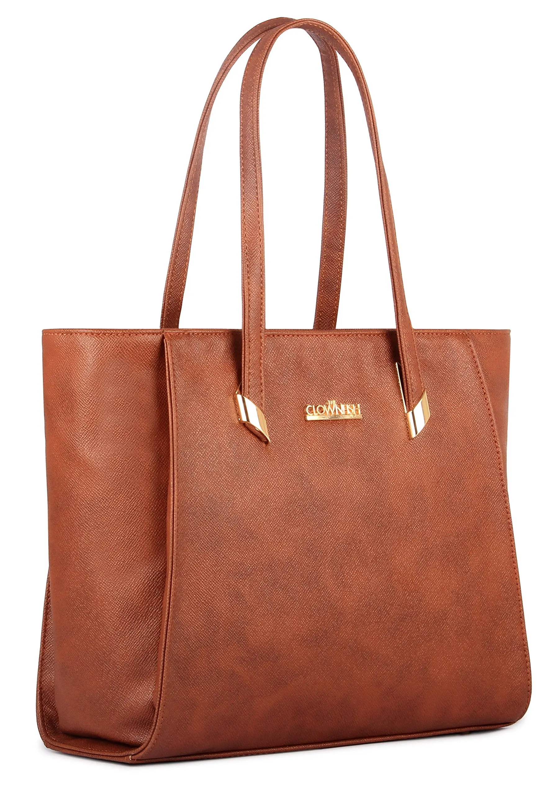 THE CLOWNFISH Belle Series Handbag for Women | Ladies Purse | Handbags | (Sand Brown)