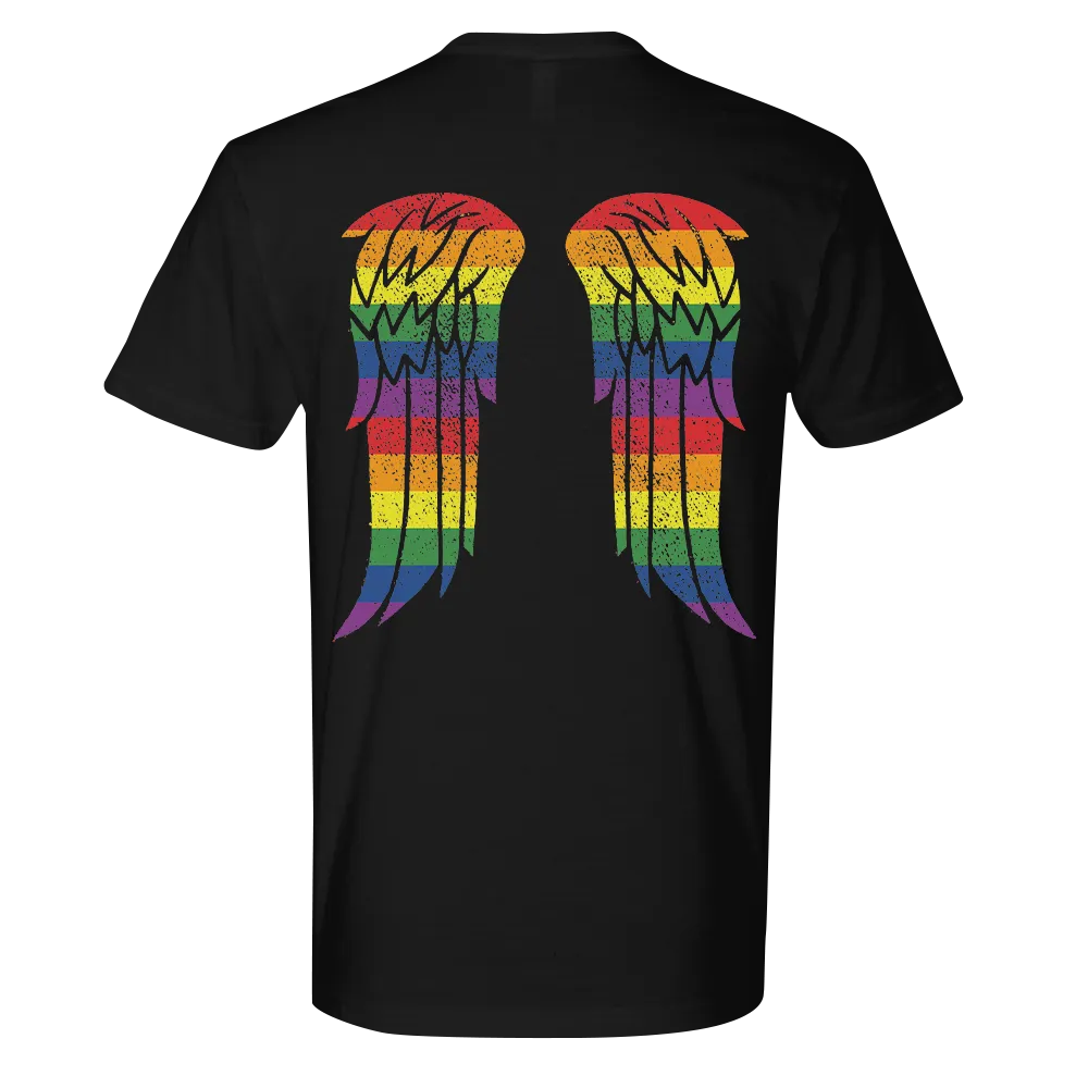 The Walking Dead Pride Wings Adult Short Sleeve T-Shirt