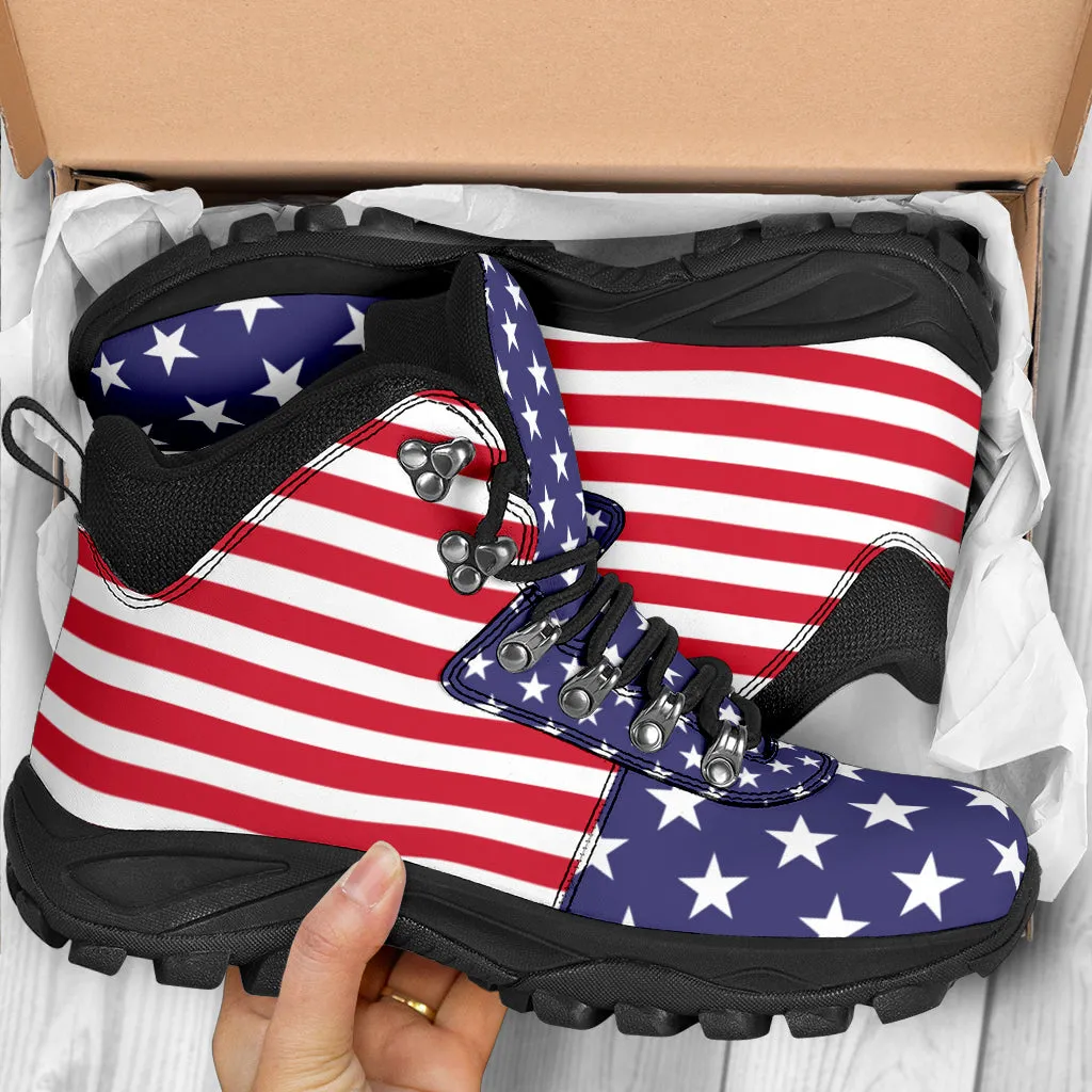 USA Flag - Alpine Boots