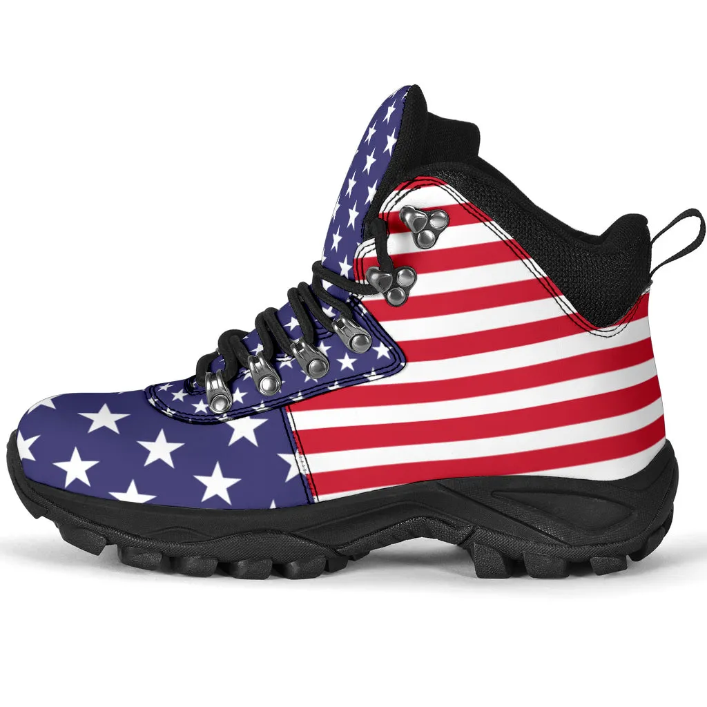 USA Flag - Alpine Boots