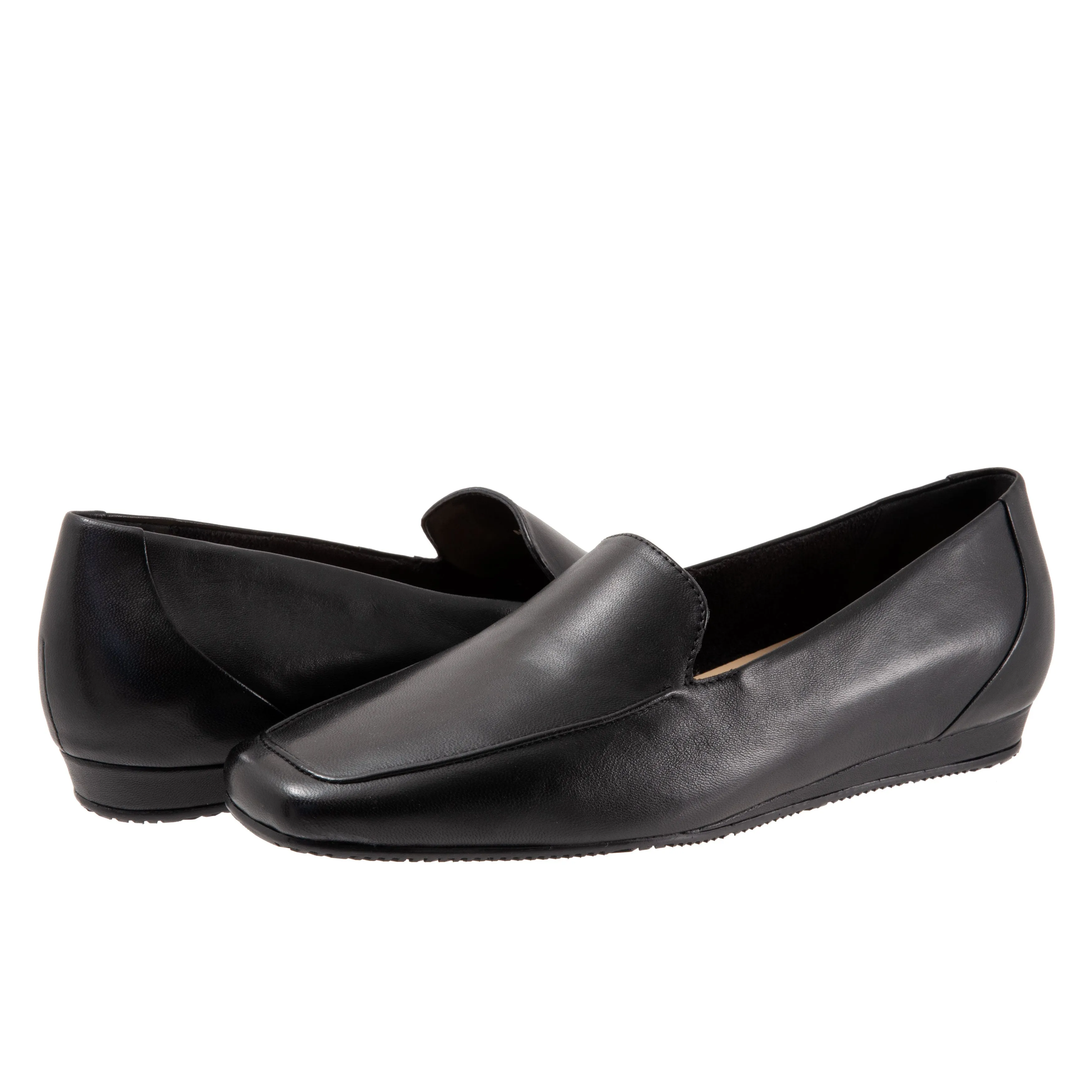 Vista Black Slip-on Shoes