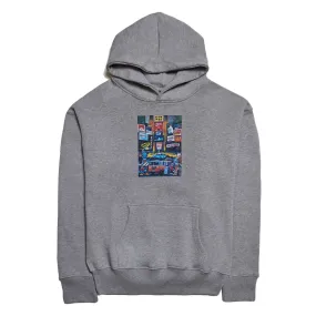 West NYC Times Square Hoodie Grey