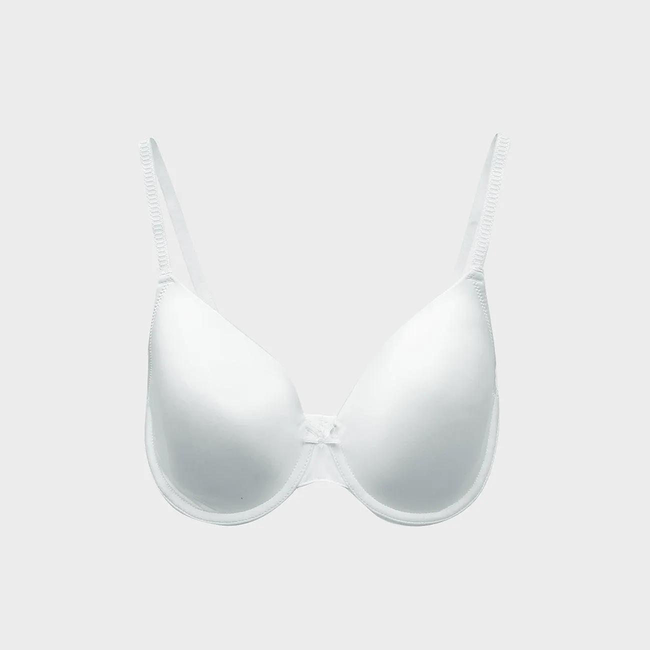 Women Eye Closure with Hook White wired Padded Bra (BR-11814)