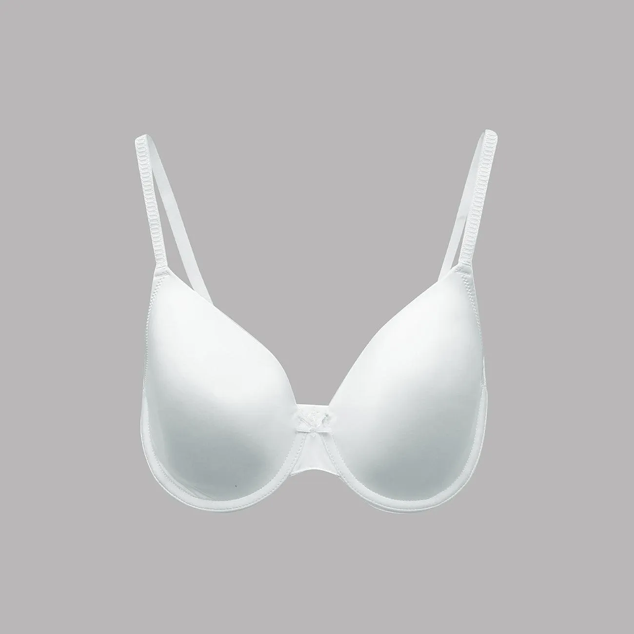 Women Eye Closure with Hook White wired Padded Bra (BR-11814)