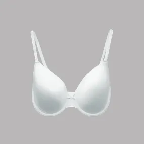 Women Eye Closure with Hook White wired Padded Bra (BR-11814)