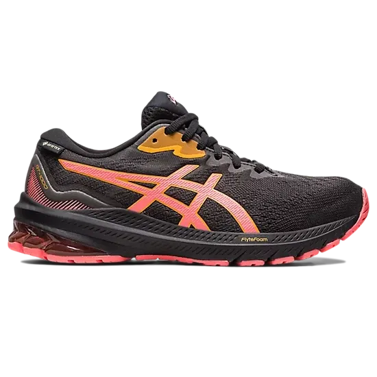 Women's Asics GT-1000 11 GTX Black/Papaya