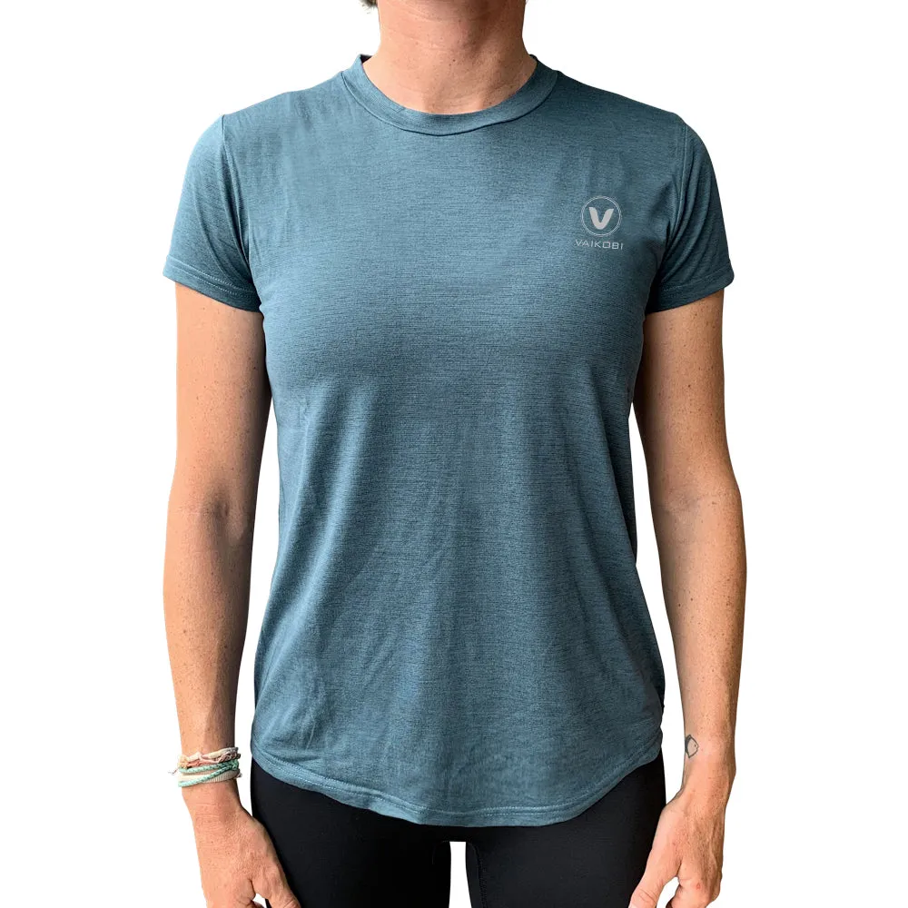 Women's UV Performance Tech Tee - Ocean Blue