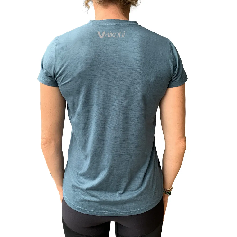 Women's UV Performance Tech Tee - Ocean Blue