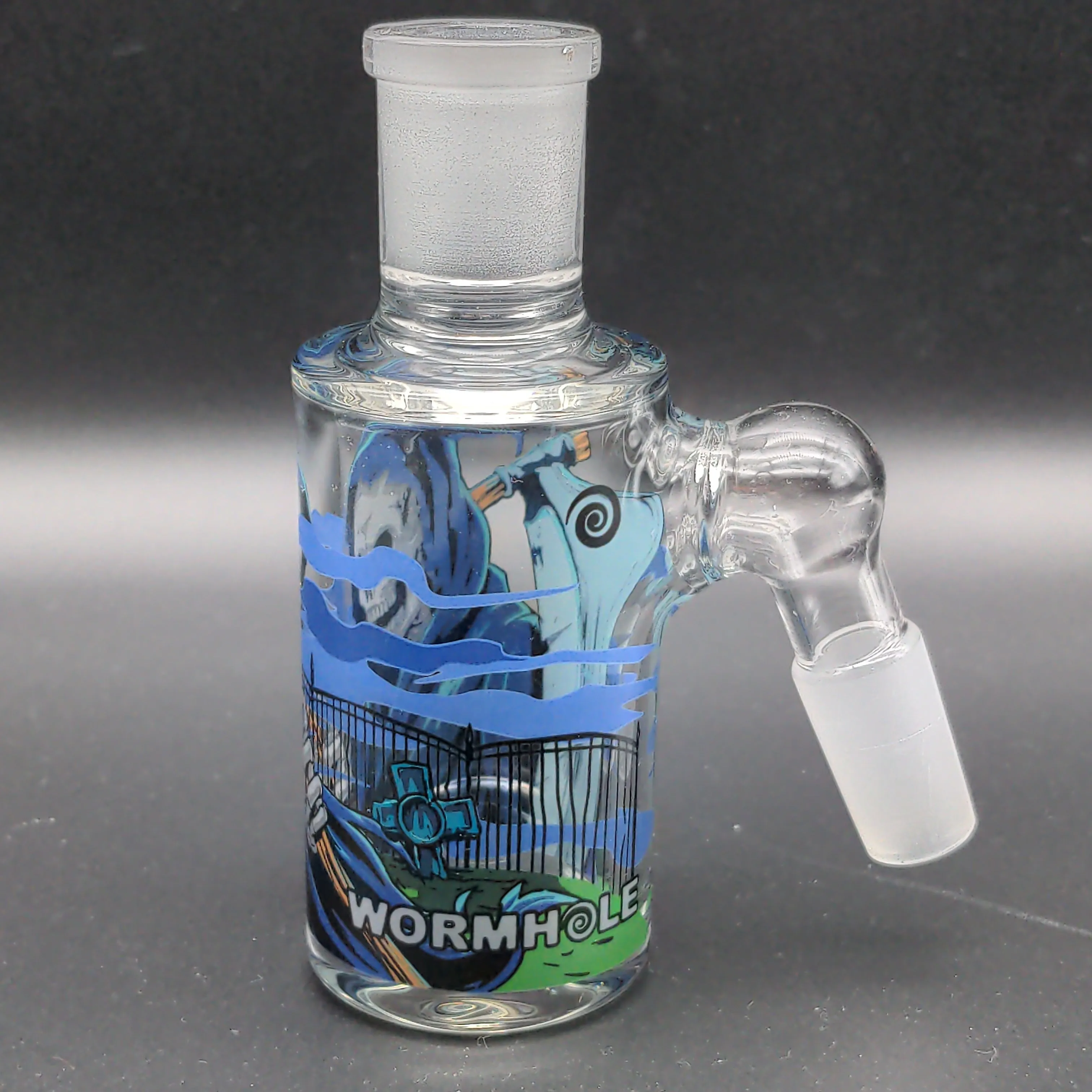 Wormhole Glass Reaper Ash Catcher 14mm 45 Degrees