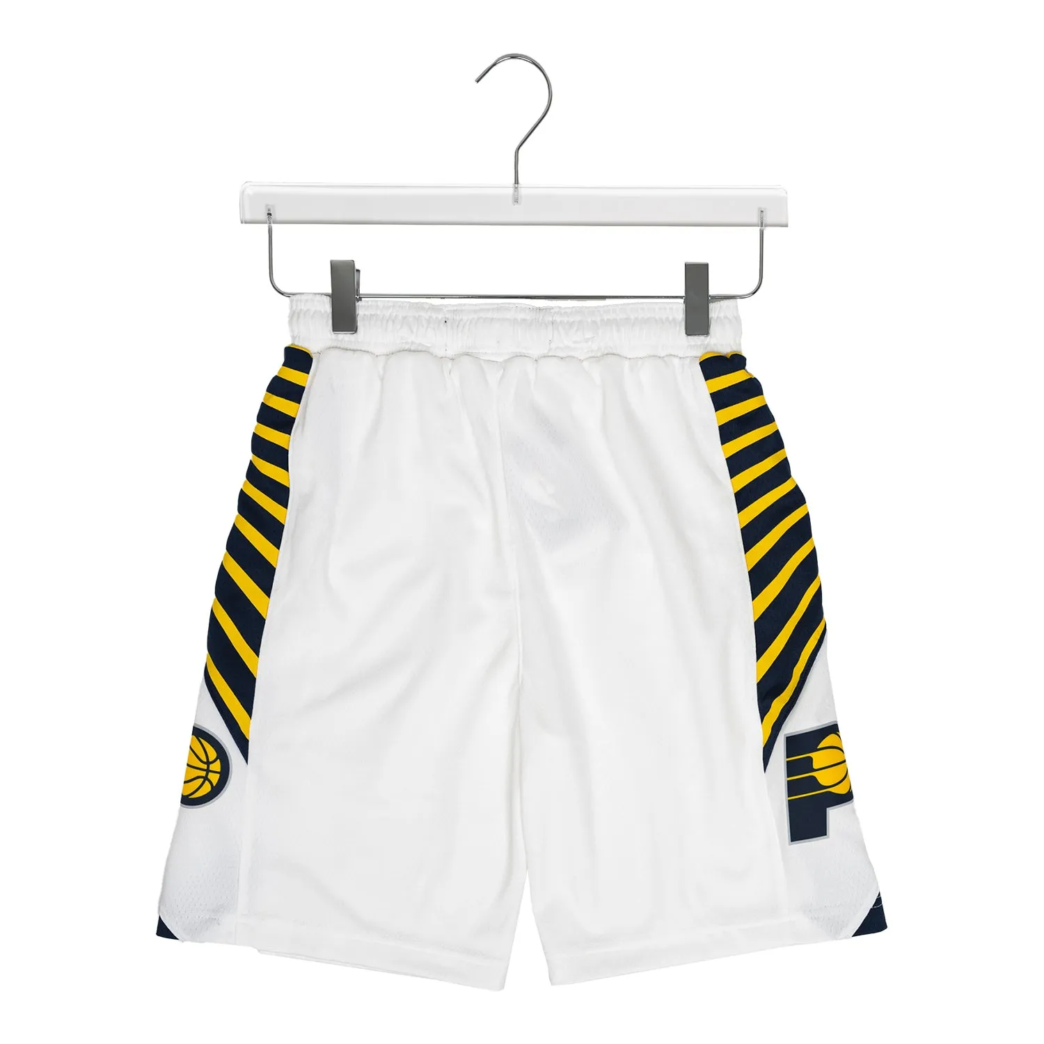 Youth Indiana Pacers Association Swingman Shorts in White by Nike