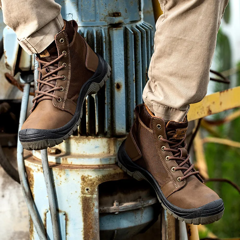 YSK 822: Trekking and Work Steel Toe Boots (anti-puncture, non-slip, scald resistant)