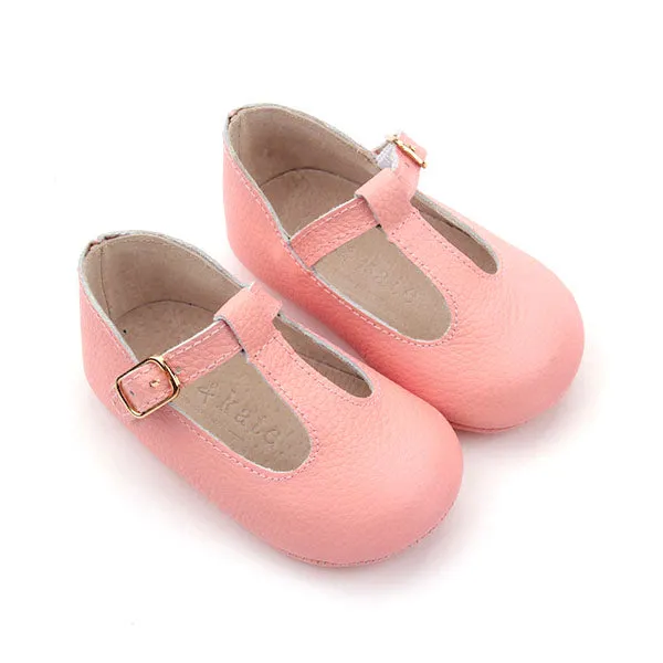 z Baby Toddler Shoes  Paris T-Bar Ballerina Pink